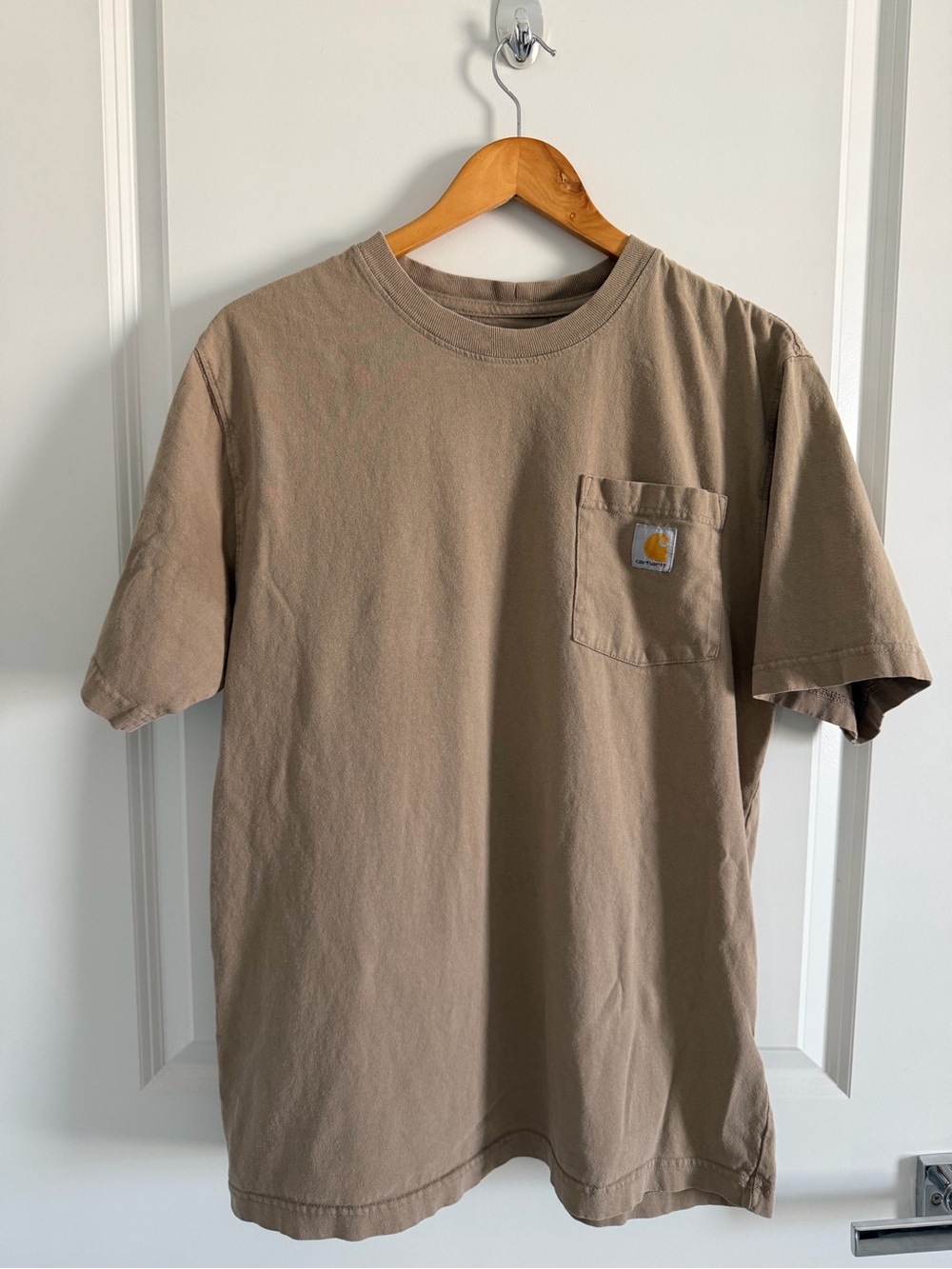 Carhartt Tan Short Sleeve Pocket Tee